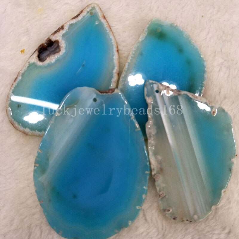 Schmuck Schöne Freeform Multicolor Karneol Frauen Männer Anhänger Perle WB509: Sky Blue C4849