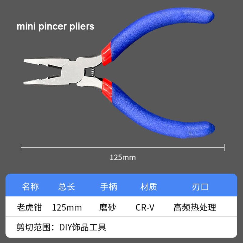 DIY jewelry pliers mini Wire winding pliers drilling positioning jewelry pliers Handmade tools: Light Blue