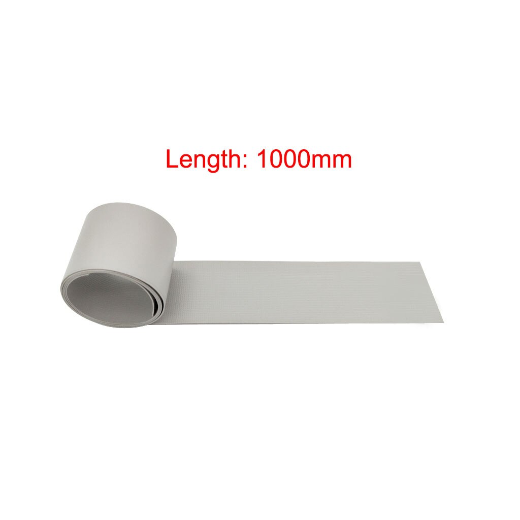 Uppblåsbar kajakbåt gummijolle vattentät pvc reparationslappverktygssats, grå , 51 x 1000mm