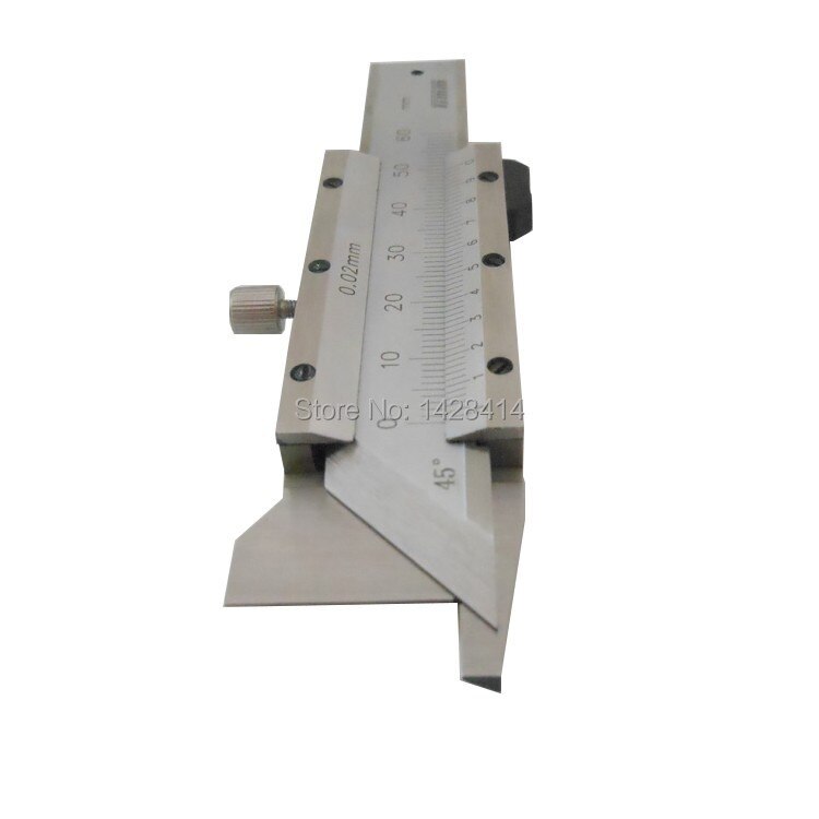 Chamver gaugr 45degrees Chamfer Gauge 0-6mm Stainless steel Chamfering calipers vernier caliper / Chamfer Caliper