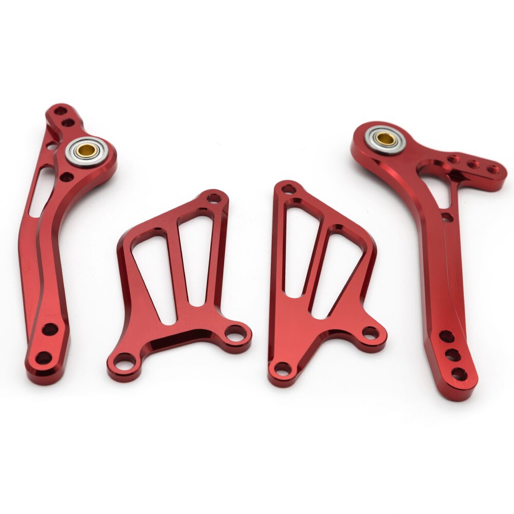 Voor Kawasaki ZX6R Zx 6R ZX-6R 2005 2006 Aluminium Motorcycle Achteren Geplaatste Voetsteun Footpeg Rem Versnellingspook Shifter Lever + Wing