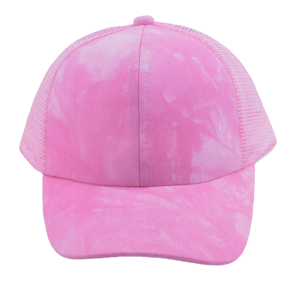 Leeftijden 2-8 Meisjes Roze Zomer Mesh Baseball Cap Voor Kid Terugschieten Verstelbare Leuke Peuter Cap Hoofd 50-54Cm