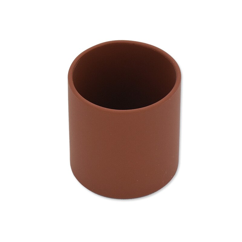 Vasos de agua de silicona para bebé, taza de entrenamiento portátil de grado alimenticio para niños, vajilla resistente al calor para niños pequeños, taza para beber: Coffee