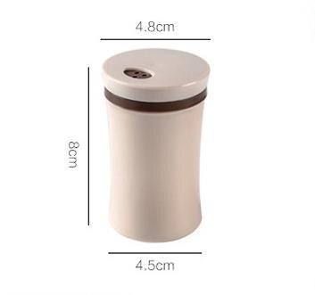 1pc tandstikker holder beholder hvede halm husholdnings bord tandstikker opbevaringsboks tandstikker dispenser hjemme orange tilbehør: Khaki 2
