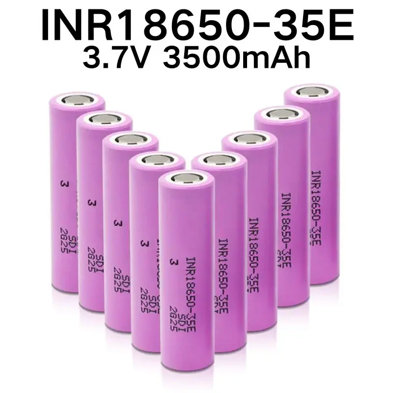 Nova bateria original 18650 35e 3.7v 3500mah descarga 18650 bateria de íon-lítio 3.7v bateria recarregável