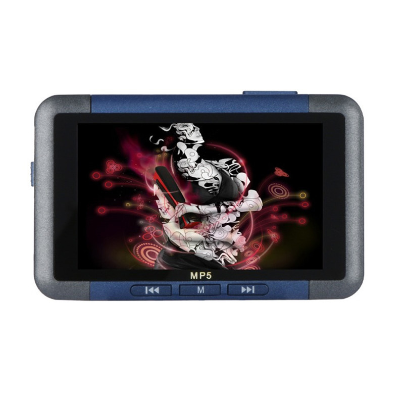 Portable 8gb/16gb Mp5 Music Player with Lcd Screen Fm Radio Video Movie Can Be Card Built-in Speaker