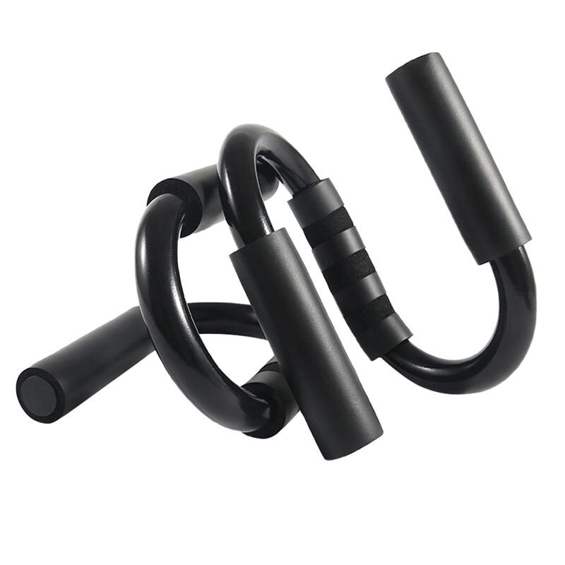 Soporte de realce en forma de S, soportes de aluminio para flexiones, utensilio de entrenamiento para ejercicio