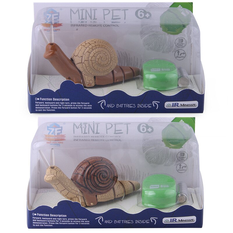 pilot na podczerwień zabawka dziwny nowy produkt pilot na podczerwień mała lampa ślimakowa z lekkim elektrycznym owadem zabawkowy Model