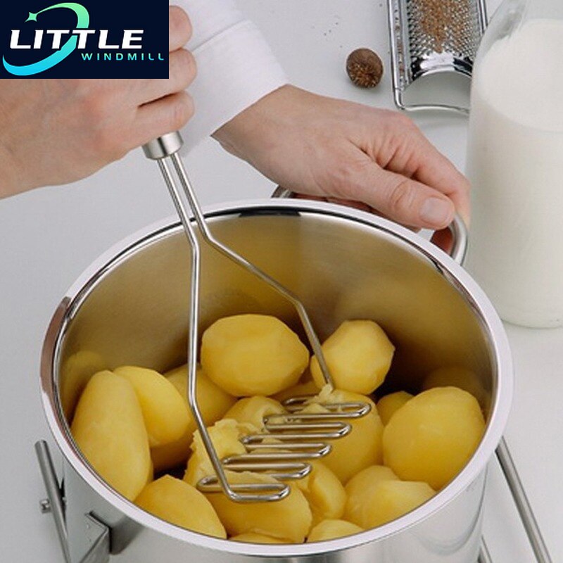 Utensili da cucina in acciaio inossidabile schiacciapatate pressa utensile da cucina purè di patate pressa ondulata accessori da cucina utensili da cucina