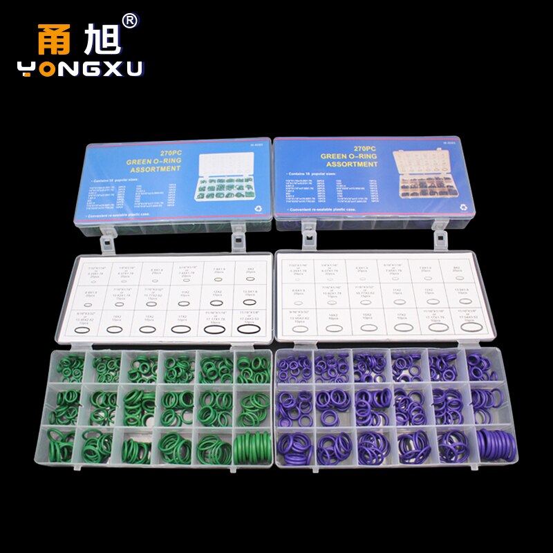Resist  r134a o ring kit erstatning for bil klimaanlegg bil a/c reparasjon reservedeler nbr ringer sett kjøretøy vedlikehold