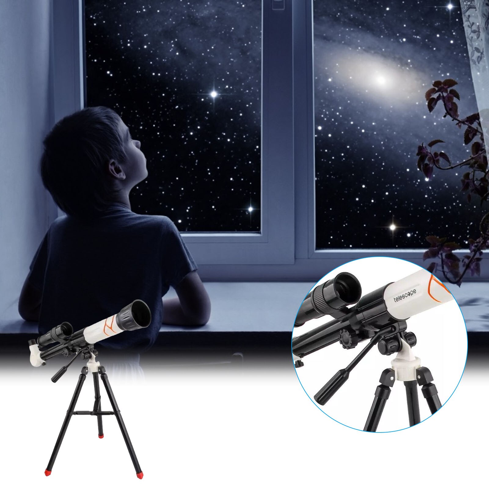Telescopes Astronomical Refracting Telescopes Astronomy Beginner Stargazing High Magnification With Tripod
