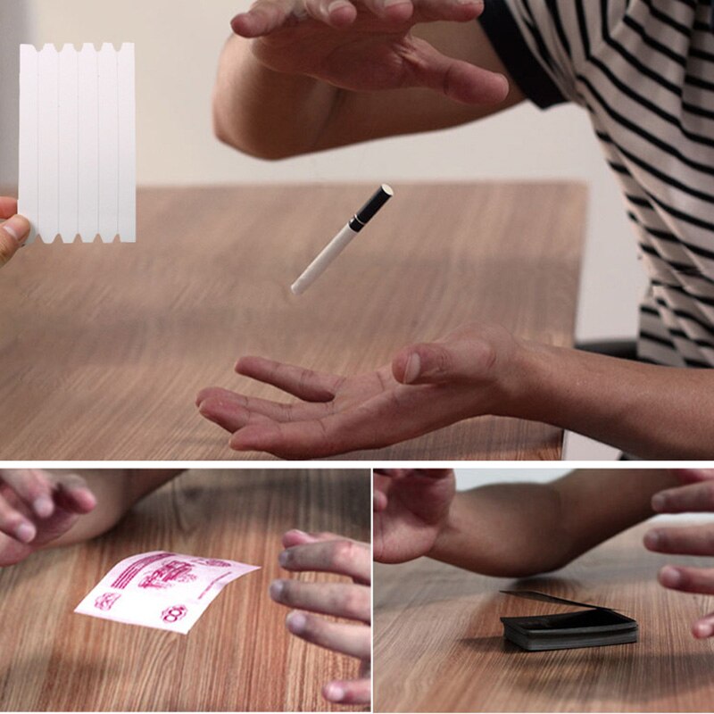 1Pcs Elastic Stretch Invisible Hidden Coil Thread Loops Haunted Magic Trick Float Joke Prank Trick Fun Toy Novelty