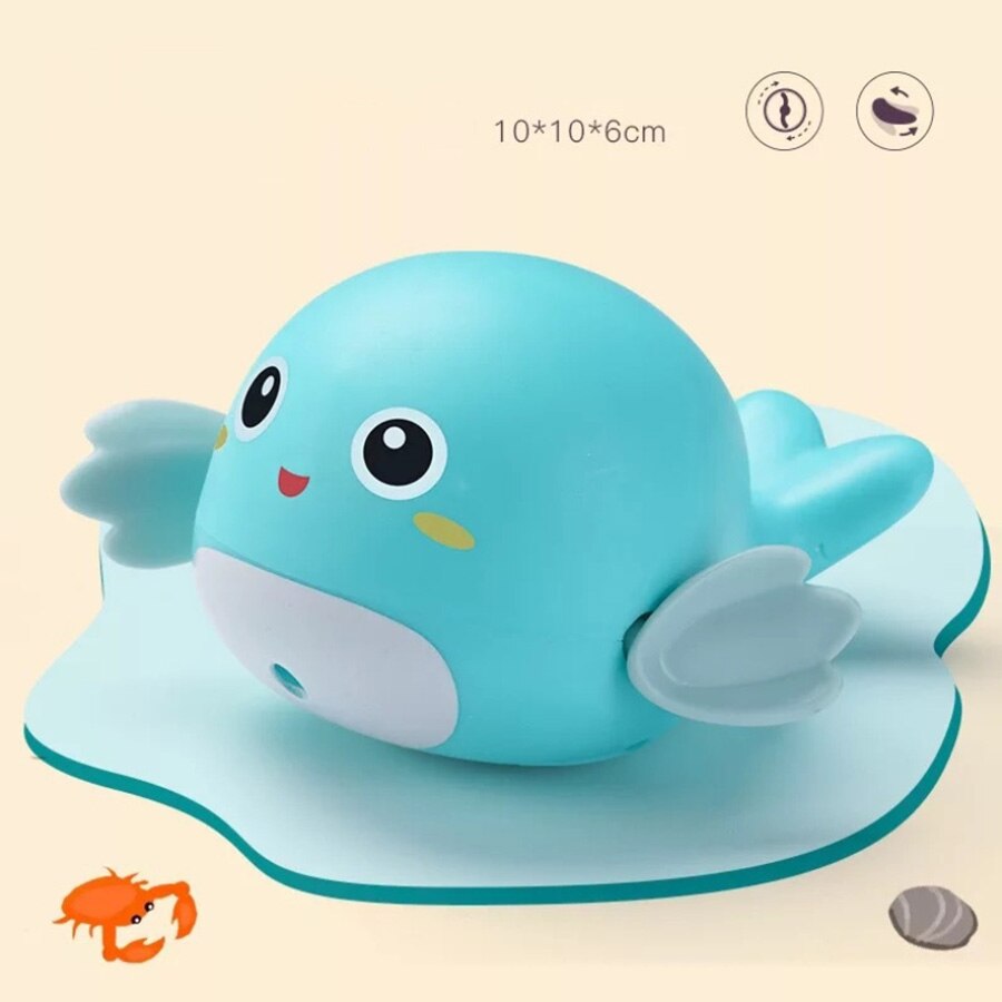 1 Pc Bad Toy Leuke Cartoon Dier Klassieke Baby Water Speelgoed Bad Drijvende Water Klassieke Speelgoed Knorretje Vis: fish 03