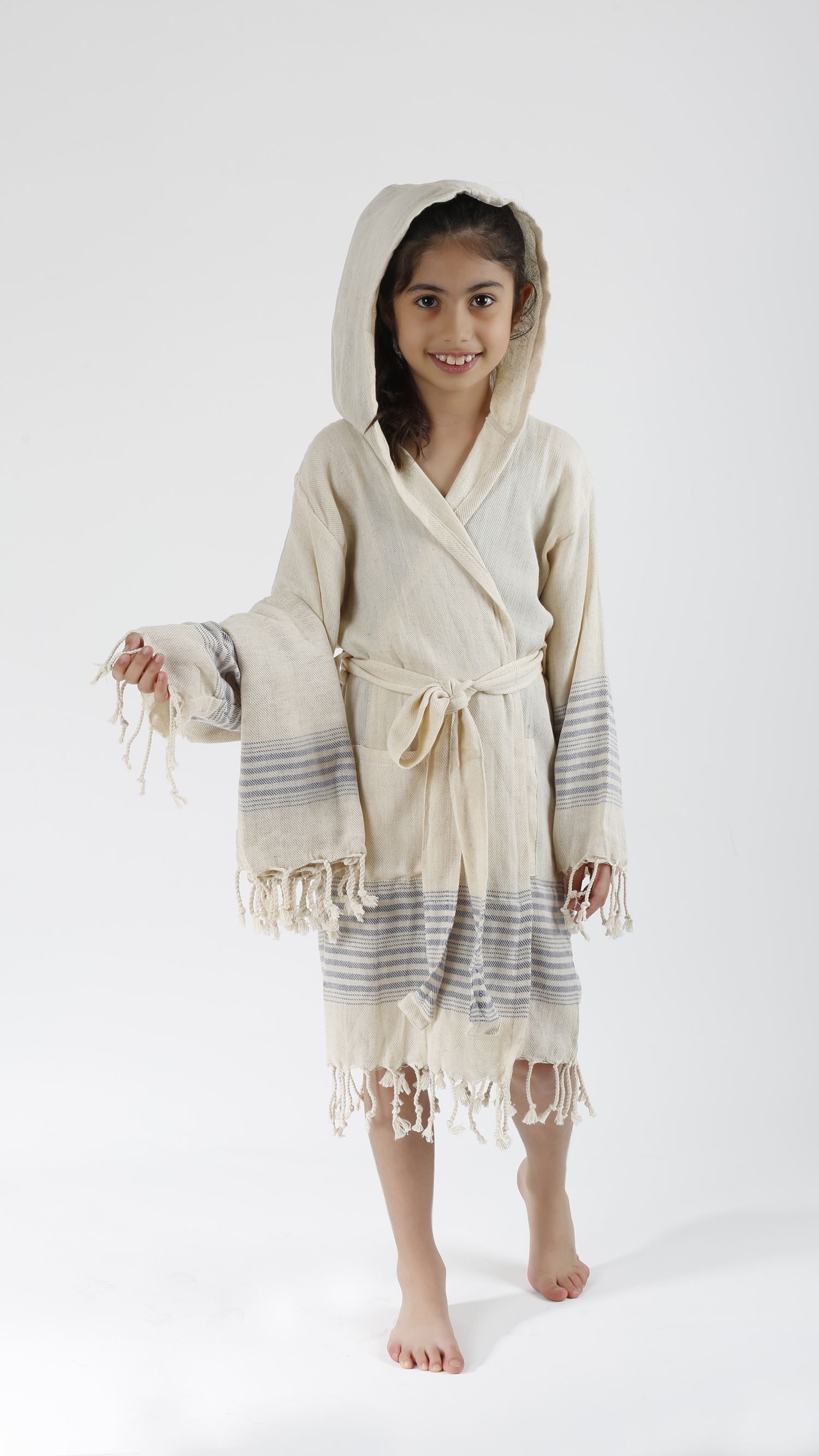 Jacquard bambou peignoir unisexe vêtements de maison pyjamas hiver en peluche peignoir vêtements de maison peignoir Long pour enfants peignoir