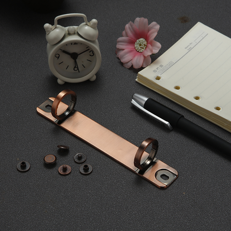 A7 Afneembare Gesp Losbladige Bindband Strip 2 Gaten Metalen Ring Bindmiddel Clips Voor Handboek Notebook School Kantoorbenodigdheden
