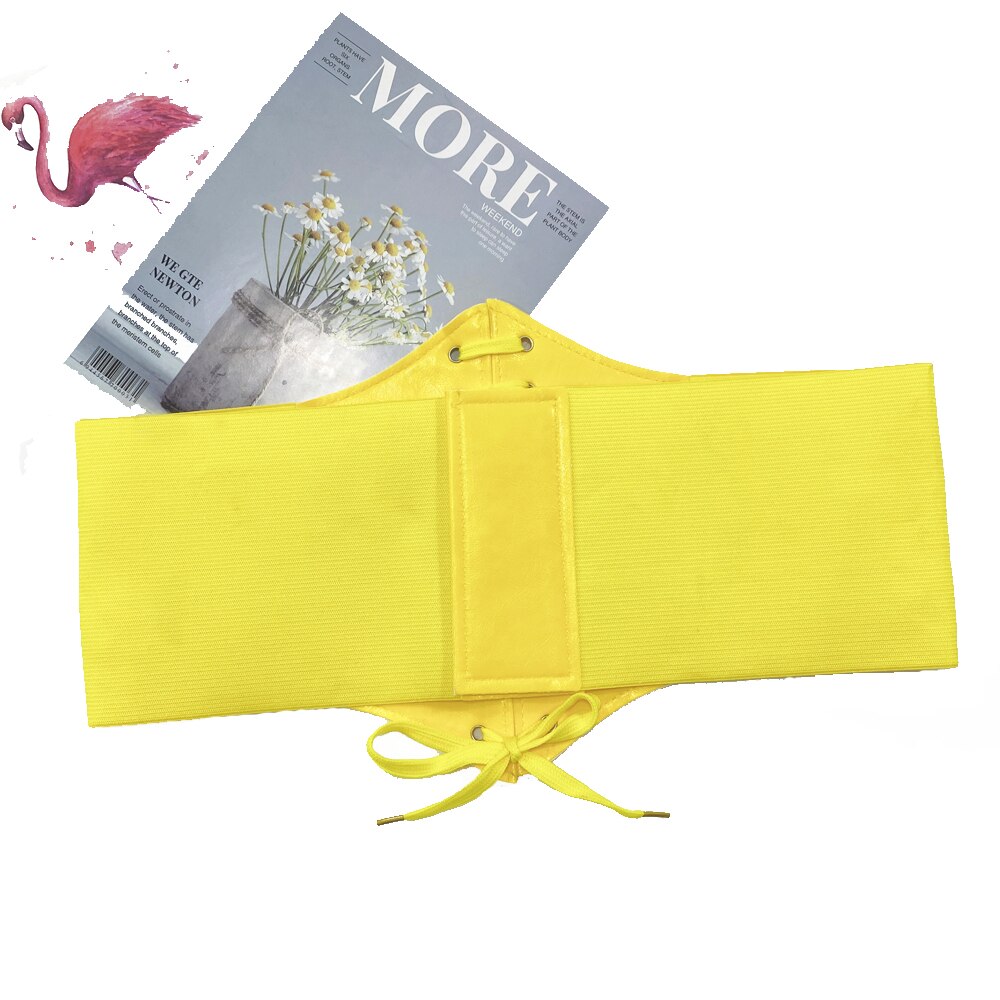 Sishion Geel Taille Brede Riem Voor Jurk VB0001 Vrouwen Slim Body Femme Elastische Gorset Corset Top