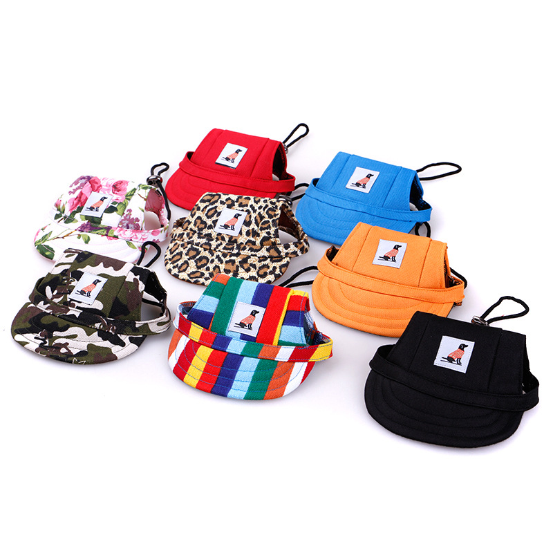 Berretto da cappello estivo per cani berretto da Baseball per cani all&#39;aperto tela berretto per cani di piccola taglia Chihuahua Yorkies cappello da sole per cani accessori per animali domestici all&#39;aperto