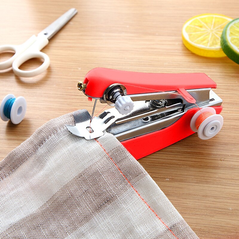 Mini enkle syværktøjer hjem små broderier håndværktøj manuel betjening bærbar mini symaskine maskine en coudre
