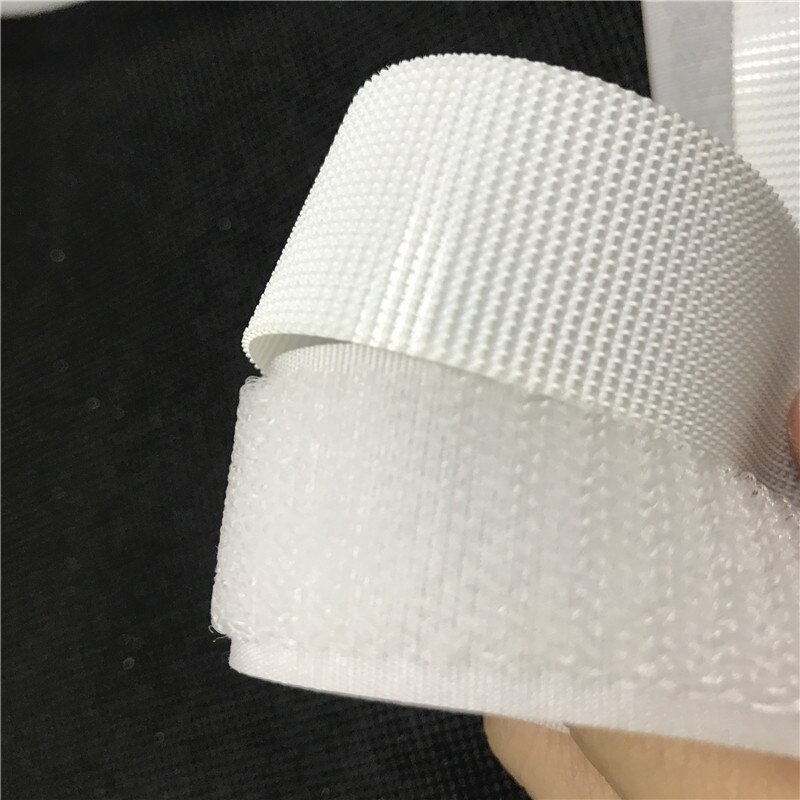 5 metros/16/20/25/30/50mm gancho con adhesivo fuerte lazo con cinta ajustable de adhesivo de nailon velcro adhesivo para costura DIY sin pegamento