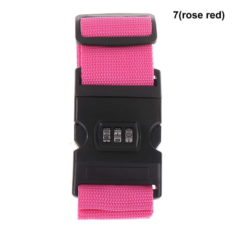 Candado seguro para maleta de equipaje de viaje, correa de embalaje de nailon duradero, 1 unidad