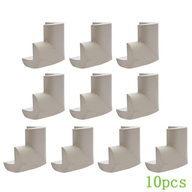 10pcs/lot Baby Safety Silicone Protector Table Corner Edge Protection Thicken Safety anti-collision angle Protect kids from bump: 10pcs 09
