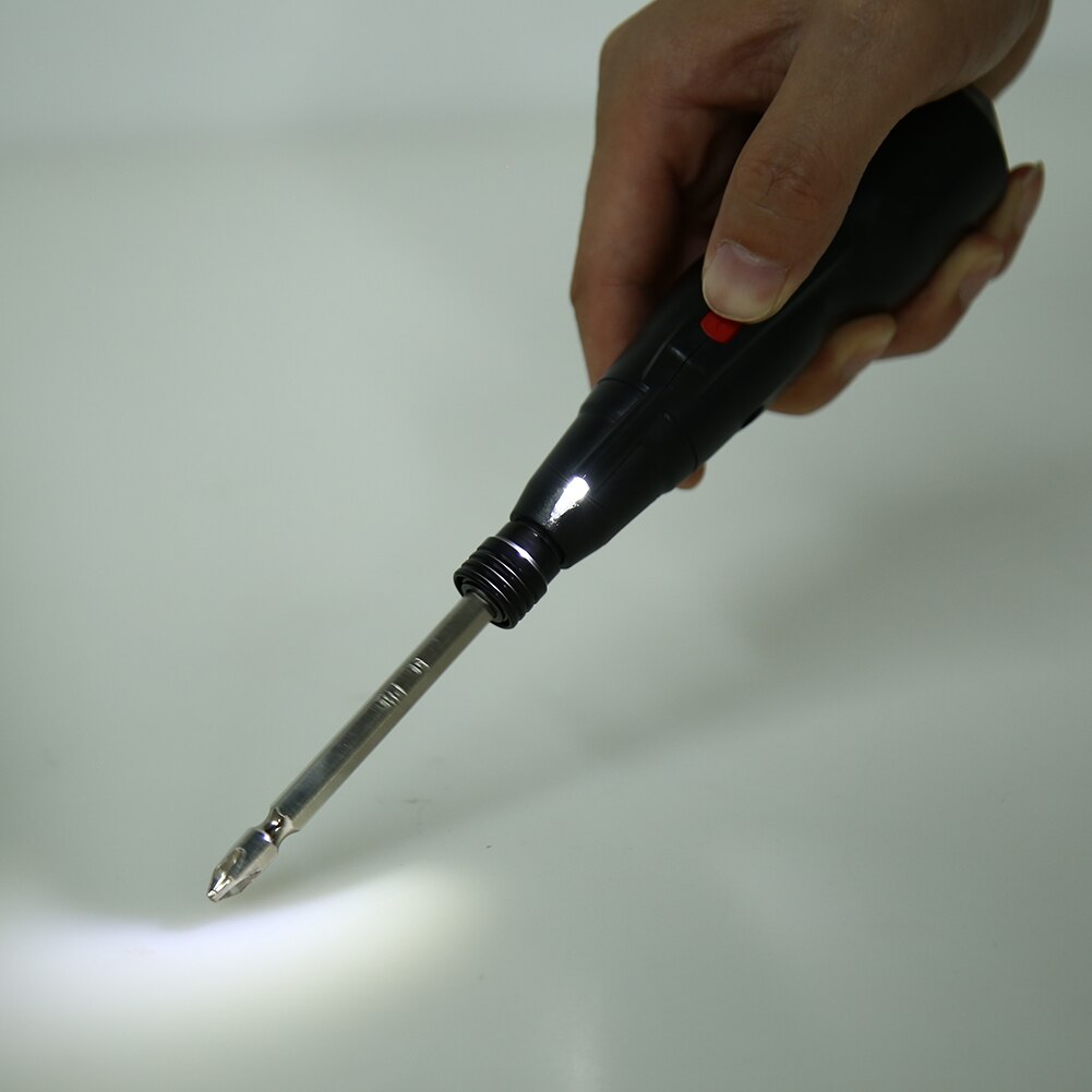 Manual Electric Screwdriver Strong Toughness Electric 5 in 1 Multi-use Power Portable Drill Hand Tool with LED Lamp