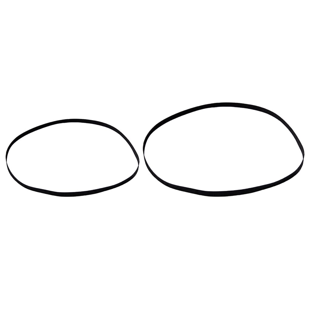 Record Player Rubber Turntable Belt for Musical Instrument Accessory Black