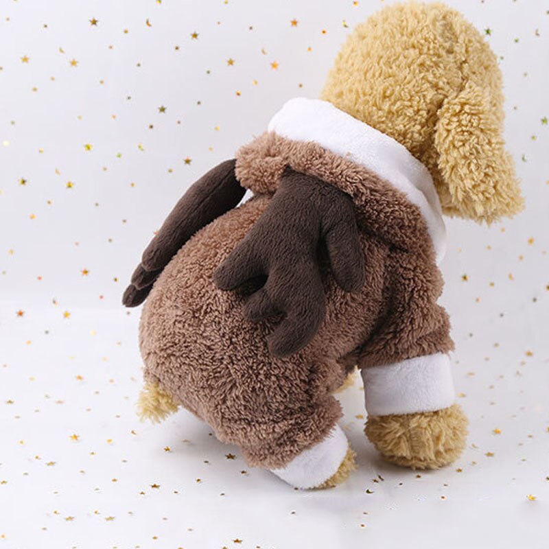 Funny Pet Hond Kleding Kerst Hoodie Kostuum Thicken Warm Cartoon Kleding Voor Kleine Hond Kleding Leuke Ropa Para Perro