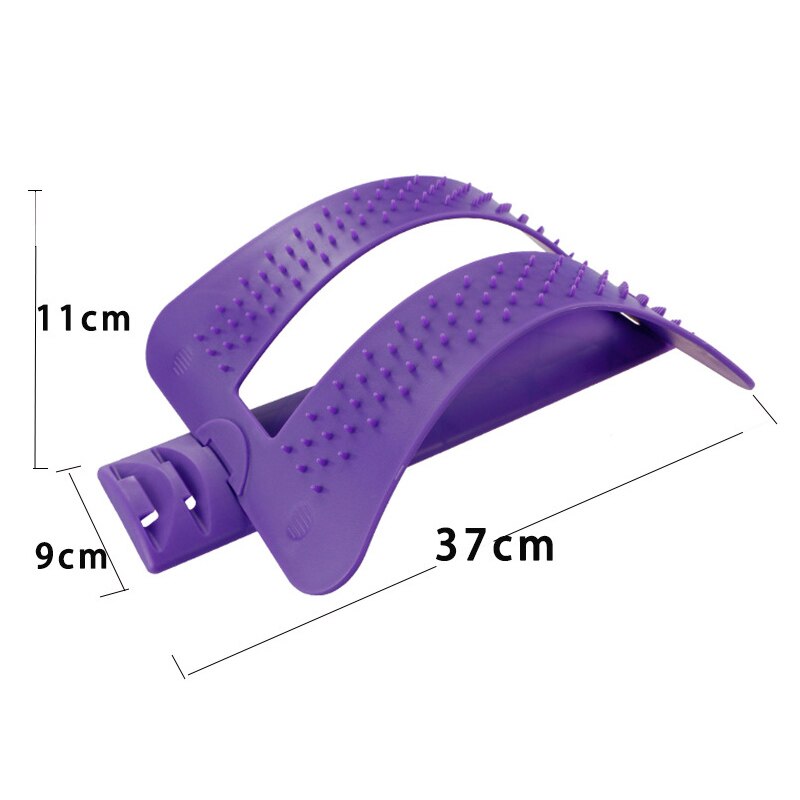 Exercise Back Massage Board Prevention Lumbar Disc Stretcher Stretching Device Waist Neck Relax Mate Pain Relief Chiropractic