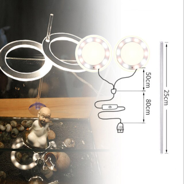 Usb engel ring phytolamp til planter led lampe fuld-spektrum sol-lignende indendørs husstand blomst vokse lys: Gul / Enkelt hoved