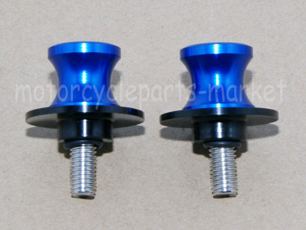 2x8 MM Motorcycle CNC Aluminium Swing Arm Paddocks Stand Spoelen Sliders Spoelen Voor Suzuki GSXR1300 Hayabusa 1999- TL1000S