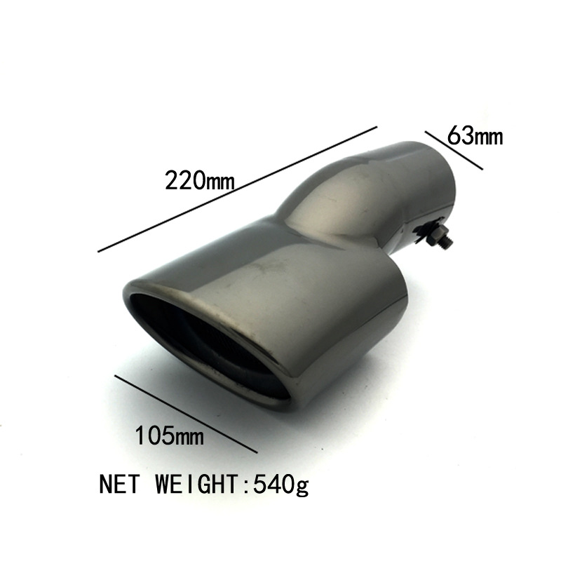 Stainless Steel Exhaust Muffler End Tail Pipe Outl... Grandado