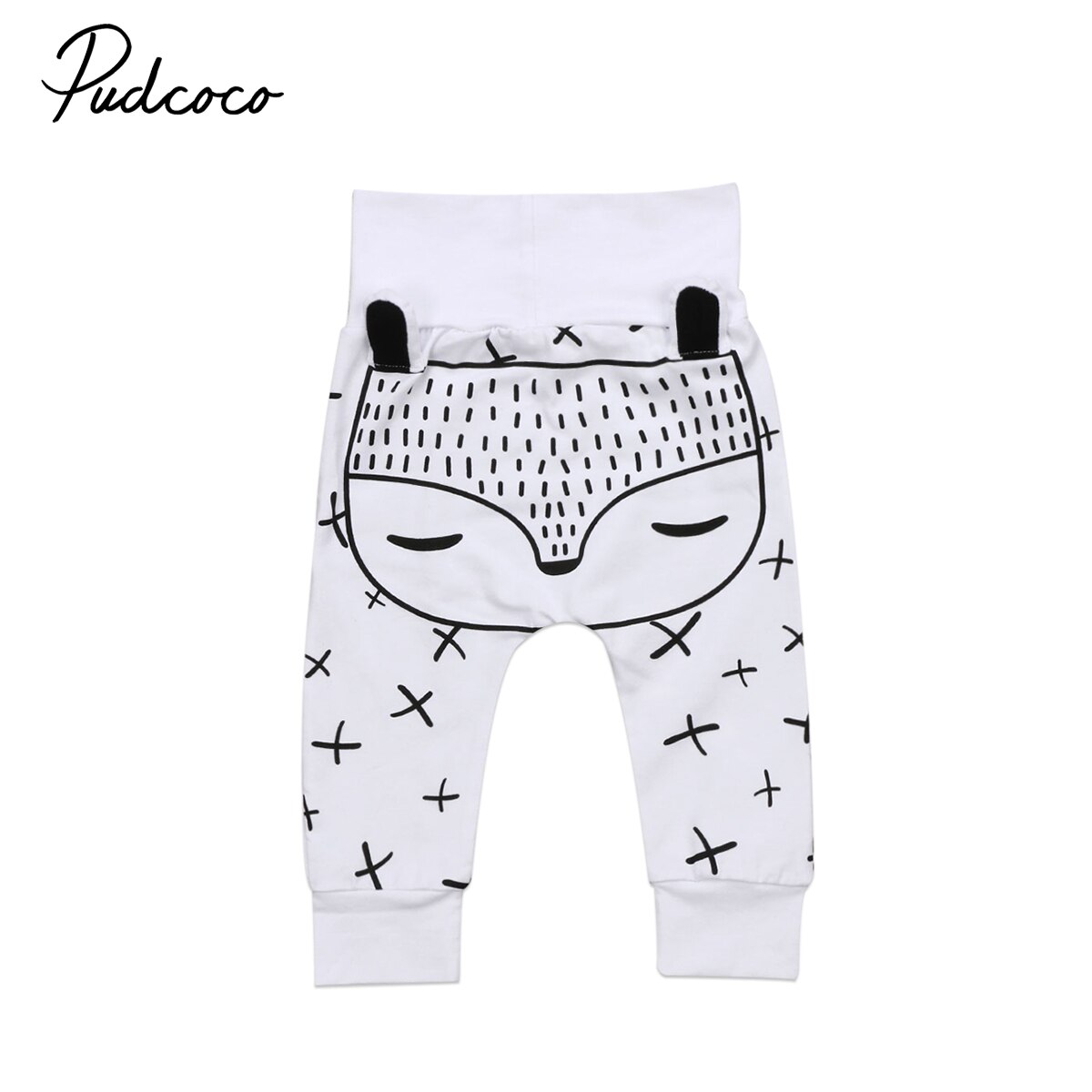 Baby Kids Jongens Meisjes Dier Vos Harembroek Winter Peuter Jongens Katoenen Onderkant Broek PP Broek 0-2 T
