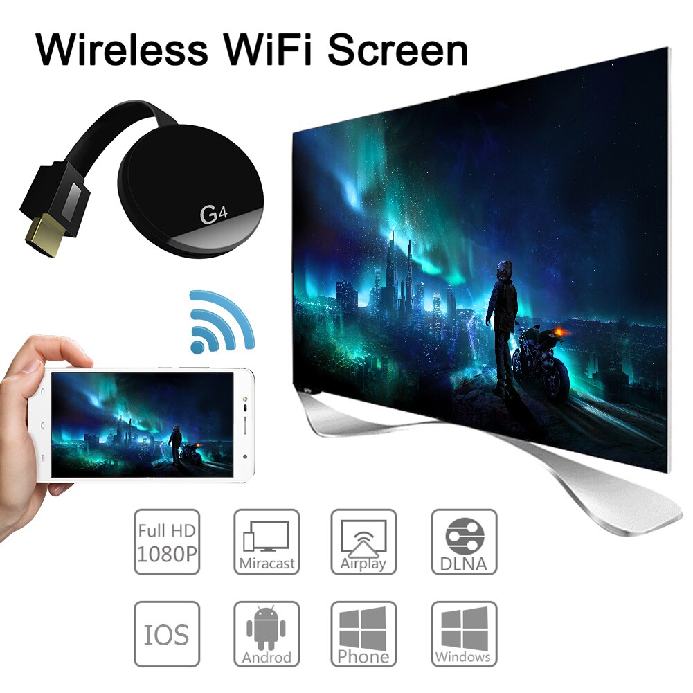 Streamer Tv Stick 1080P Wireless Display Dongle Wifi Hdmi Miracast Video Ontvanger Media Streamer Tv Stick Voor Laptop Tablet