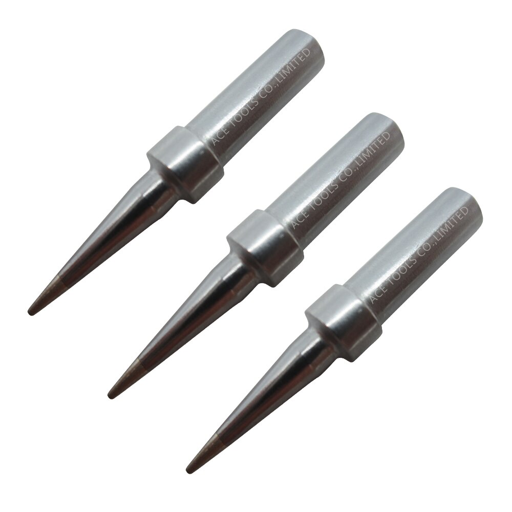 Punta de soldadura ETU biselada, 0,4mm, compatible con WELLER WES51 WES50 WESD51 WE1010NA WE1010EU PES51 PES50 LR21 LR20, broca de soldadura de lápiz de hierro