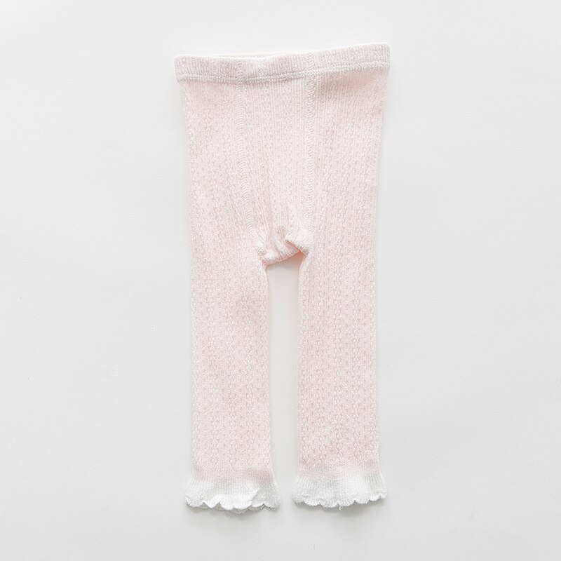 Baby Broek Fles Kant Effen Kleur Baby Negen Punten Panty