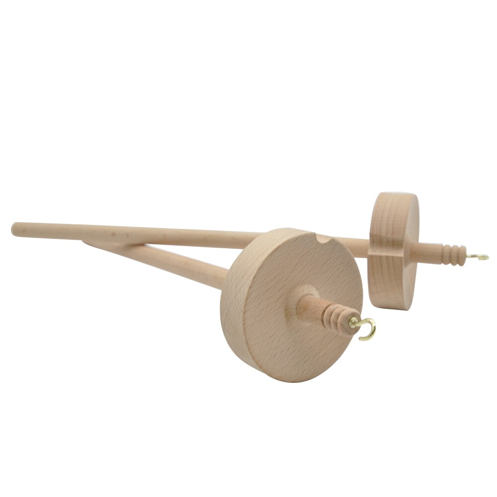 Spindel Top Whorl Garen Spin Hand Gesneden Houten Tool Voor Beginners Lad