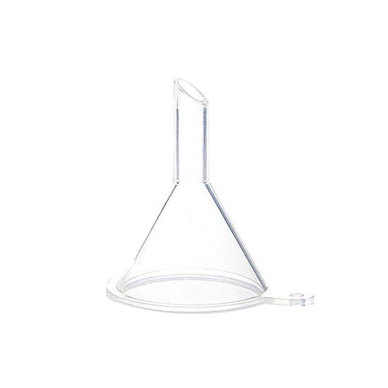 Small Clear Plastic Funnels For Cosmetic Liquids Perfume Oil Filling Empty Containers Makeup Tools Kit Set 1/20/30pcs