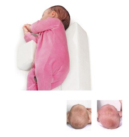 Household Infant Side Sleeping Pillow Adjustable Simple Style Newborn Baby Girls Boys Side Sleep Anti-roll Support Cushion