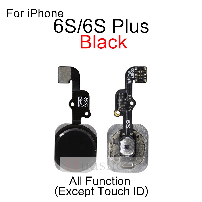 1 sztuk dla iPhone 5S 5SE 6 6S 7 8 Plus strona główna przycisk Flex Cable naprawa części: 6S 6SP Black