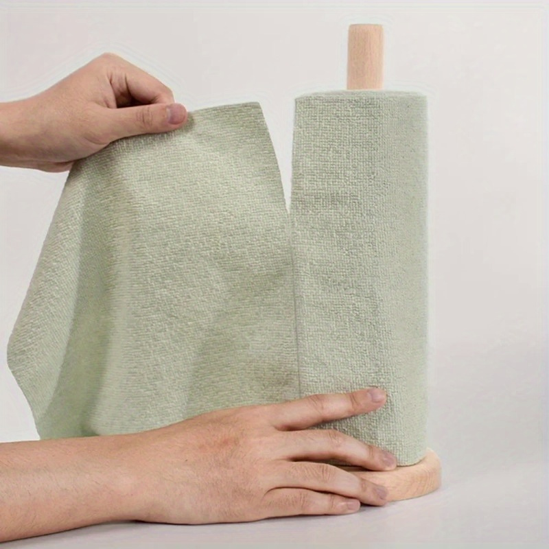 1 rol huishoudelijke keuken afwashanddoekrol, autowashanddoekrol, doek, absorberend en stofvrij schoonmaakdoekje: green