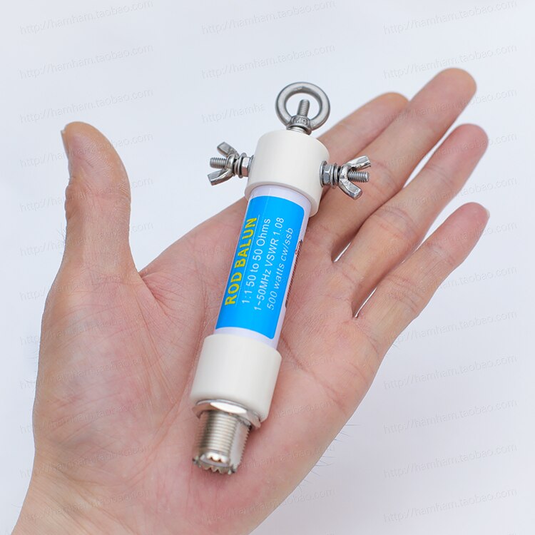 Mini 1:1 Waterdichte Hf Balun Voor 160M-6M Bands (1.8-50Mhz) 500W Waterdichte SO239 Cw/Ssb