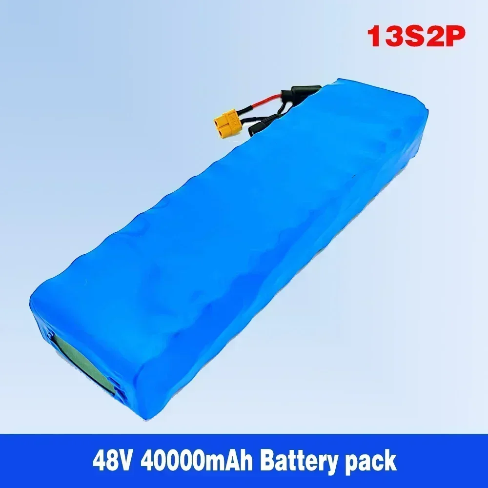 Battery 48v 40Ah 18650 Lithium Ion Battery Pack 13S2P Bike Conversion Kit Bafang 1000w and 54.6V 2A Charger