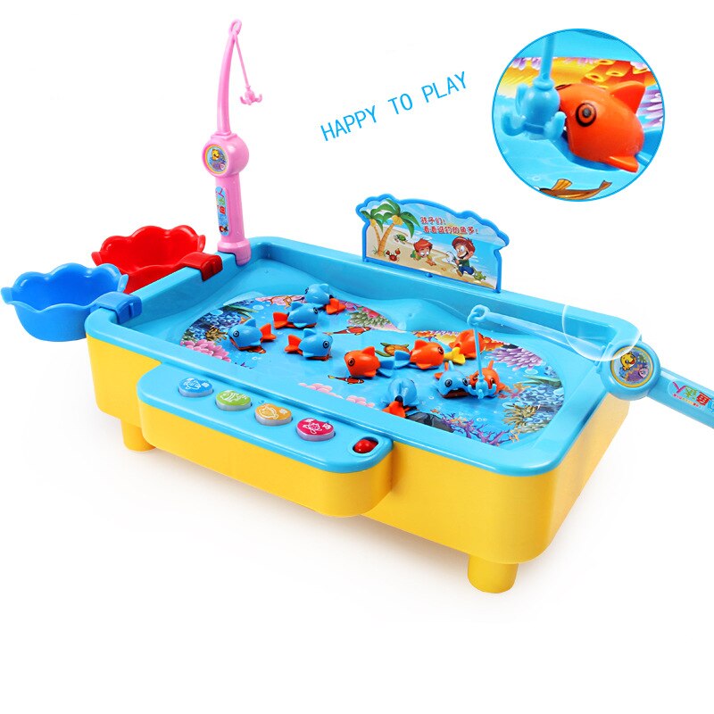 Kinderen Jongen Meisje Vissen Speelgoed Set Pak Magnetische Play Water Baby Speelgoed Vis Vierkante Voor Kids