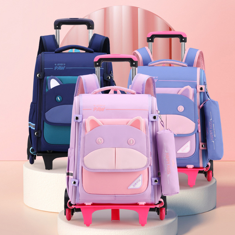 Fengdong zaino per bambini zaino per scuola elementare per ragazzi arrampicata scale zaino per bambini zaino rimovibile per bambini