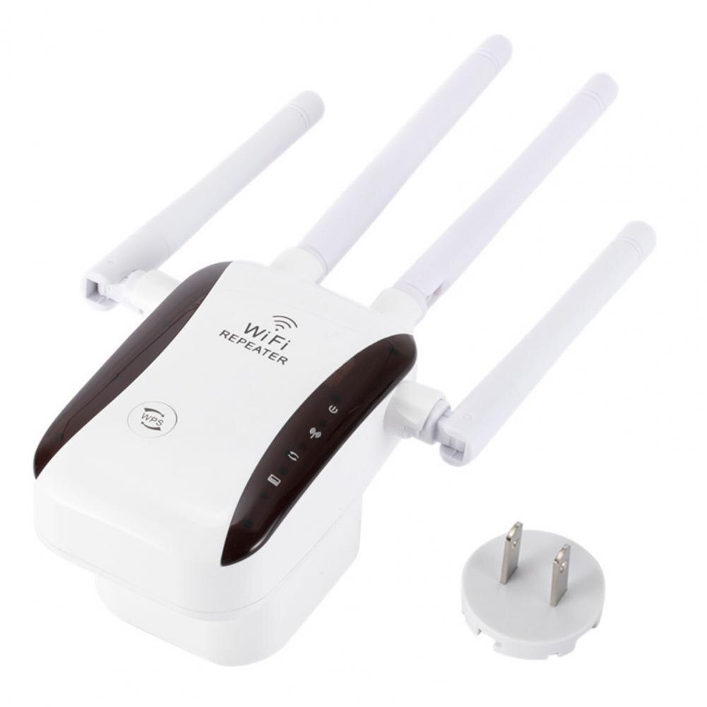Wide Application Lightweight 300Mbps Shock-proof WiFi Signal Enhancer for Home:  US Plug