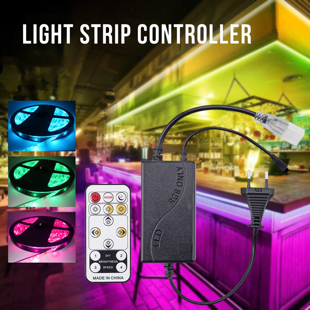 IR Infrared RGB LED Wireless Controller 3 Pin Remote Lights Controllers for 5050 Strip Tape Lighting
