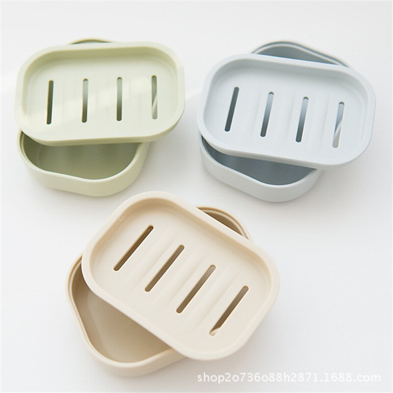 Mydelniczki łazienkowe podróże piesze wycieczki zagęszczony mydelniczka pojemnik kwadratowy uchwyt spustowy dozownik stojak robić przechowywania talerzy akcesoria łazienkowe