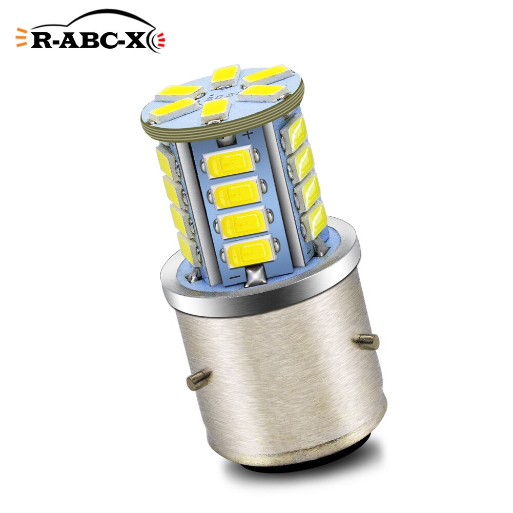 Ruiandsion 1 Pièces P45T Ampoule LED 6V Super Brillant Blanc 3030 66SMD Puces Ampoule LED Pour Phare De Moto