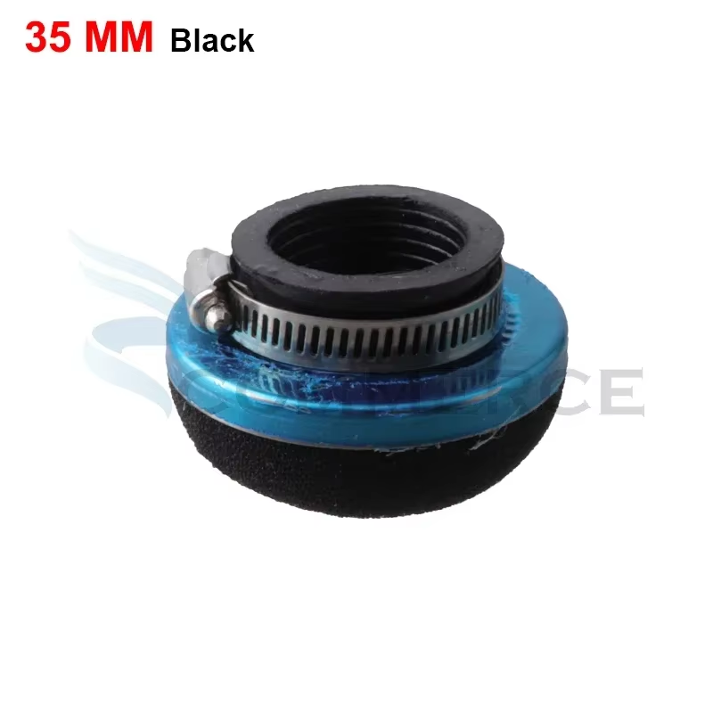 Esponja limpiadora de filtro de aire de espuma recta para motocicleta, 28/32/35/38/42/45/50/54/58MM, para motor de 2 tiempos, bicicleta de bolsillo, Mini Moto Scooter: Beige